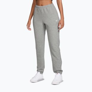 Pantaloni da donna Nike Studio Fleece dark grey heather/Sail