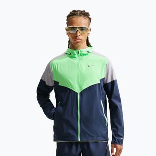 Giacca da corsa da uomo Nike Impossibly Light Windrunner midnight navy/illusion green/wolf grey
