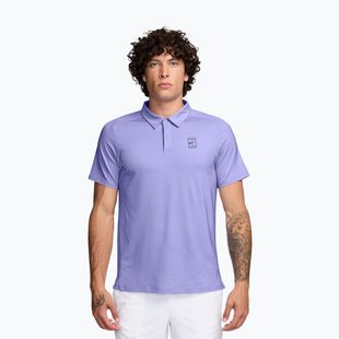Maglietta da tennis da uomo Nike Court Advantage purple pulse/gridiron