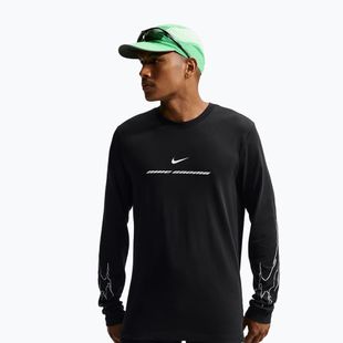Longsleeve da running uomo Nike Dri-Fit black