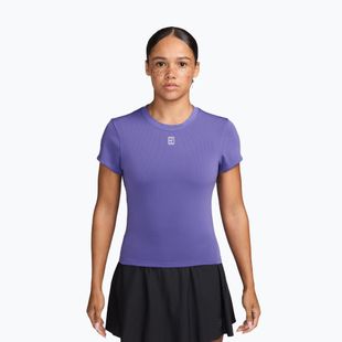 Maglietta da tennis da donna Nike Court Advantage dark iris/white