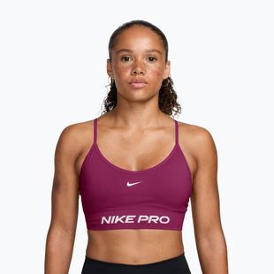 Reggiseno sportivo Nike Pro Seamless Light Support true berry/white