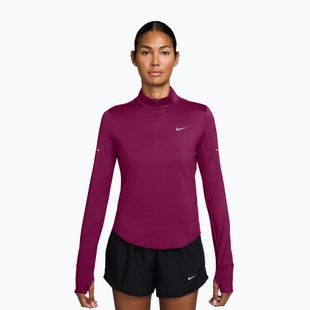 Felpa da corsa donna Nike Swift Dri-FIT UV 1/4-Zip true berry