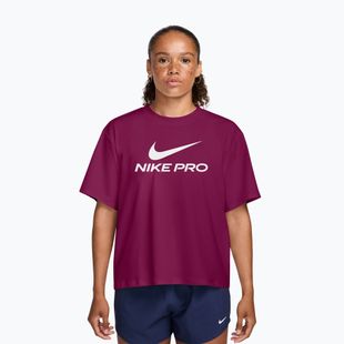 Maglia da allenamento donna Nike Pro Dri-Fit Loose true berry/white
