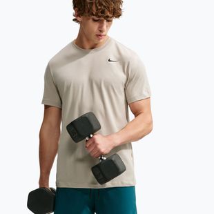 T-shirt da uomo Nike Dri-FIT cream li/black
