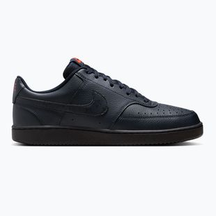 Scarpe da uomo Nike Court Vision Low Next Nature dark obsidian/picante red/dark obsidian