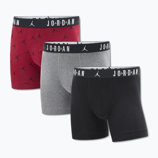 Boxer da uomo Nike Jordan JHM Flight Cotton Essential 3 pairs gym red