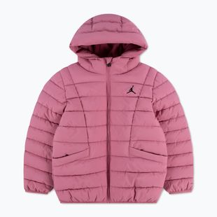 Giacca per bambini Jordan Midweight Puffer W/Pipping desert berry