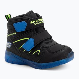 Scarpe da bambino SKECHERS Illumi-Brights Splash Beams nero/blu/lime