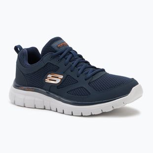 SKECHERS Burns Agoura, scarpe da uomo blu/arancione