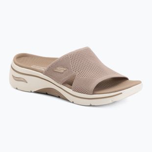 Ciabatte da donna SKECHERS Go Walk Arch Fit 2.0 Dakota brown