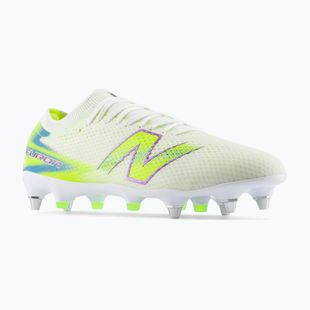 Scarpe da calcio New Balance Furon Pro V9 SG white/alkaline green