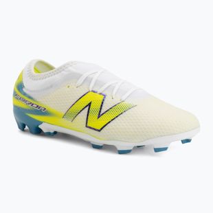 Scarpe da calcio bambino New Balance Furon Team V9 FG white/alkaline green