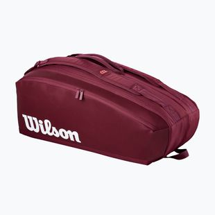 Borsa da tennis Wilson Defyer Racket Bag 9Pk V1 red
