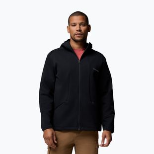 Felpa da trekking da uomo Columbia Tech Spacer Knit Hoodie black/black