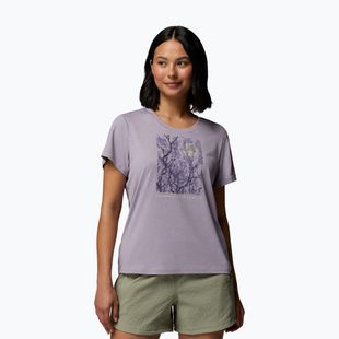 Maglietta da donna Columbia Parsons Point Scoop Tee lavender pearl heather/canopy view