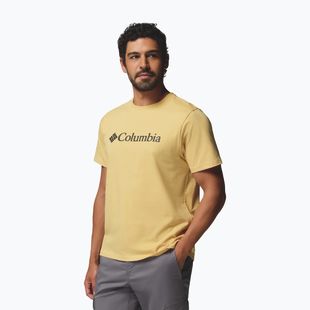 Maglietta da uomo Columbia CSC Basic Logo Tee sand dune/gem columbia