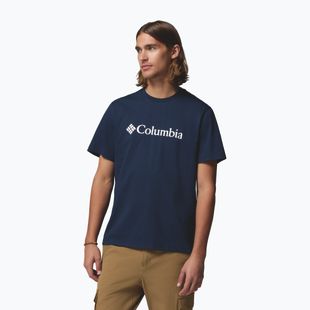 Maglietta da uomo Columbia CSC Basic Logo Tee collegiate navy/gem columbia