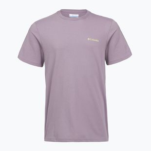 Maglietta da uomo Columbia CSC Basic Logo Back Tee shale purple/linework c badge