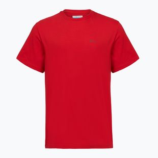 Maglietta da uomo Columbia CSC Basic Logo Back Tee mountain red/linework c badge