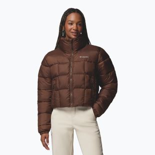 Giacca imbottita da donna Columbia Puffect III Cropped tobacco