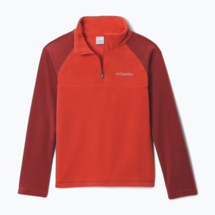 Pile felpato bambino Columbia Glacial Half Zip super sonic/red oxide