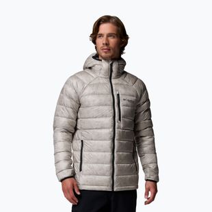 Piumino uomo Columbia Arctic Crest Down Hooded flint grey