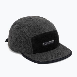 Cappellino con visiera Columbia Creek Side Thermal 5 Panel charcoal heather fleece/black ripstop