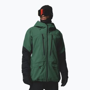 Giacca da sci da uomo Columbia Platinum Peak Insulated rain forest/black