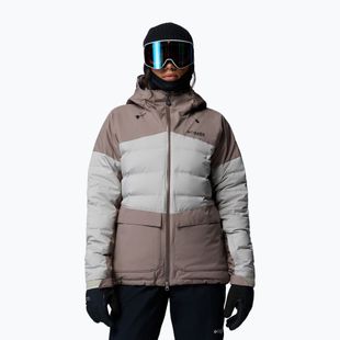 Giacca da sci da donna Columbia Glacier Ridge Down iron/flint grey
