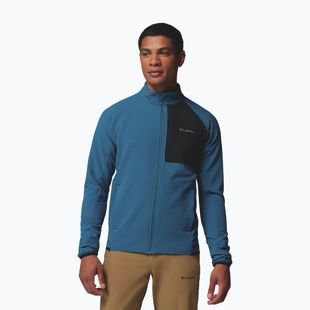 Pile uomo Columbia Superior Summit Grid Full Zip phoenix blue