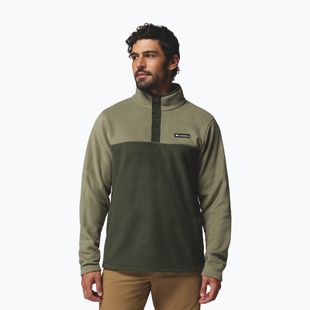 Pile uomo Columbia Steens Mountain Half Snap II stone green/greenscape
