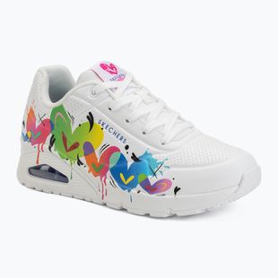 Scarpe da donna SKECHERS Uno Open Your Heart white