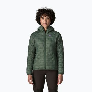 Giacca imbottita da donna Patagonia Micro Puff Hoody canopy green