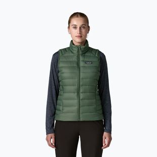 Gilet da donna Patagonia Down Sweater canopy green