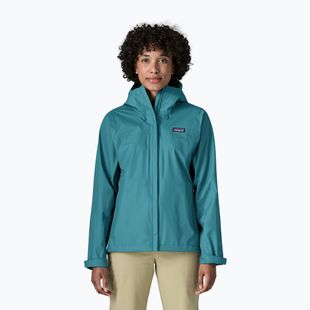 Giacca impermeabile da donna Patagonia Torrentshell 3L Rain glacial glue