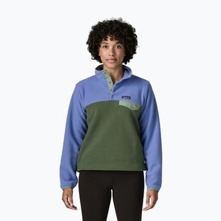 Pile donna Patagonia Lightweight Synchilla Snap-T Pullover canopy green