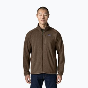 Felpa da trekking uomo Patagonia Better Sweater Fleece marlow brown rib knit