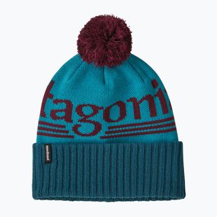 Cappello invernale Patagonia Powder Town hut tripper logo: mako blue