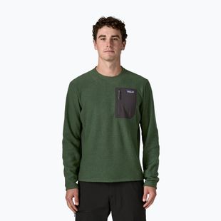 Felpa da uomo Patagonia R1 Air Crew treeline green