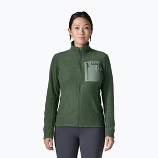 Pile donna Patagonia R1 Air canopy green