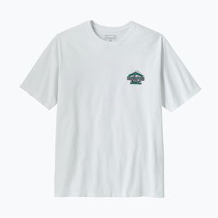 T-shirt da uomo Patagonia Great Waves Responsibili-Tee fiber white