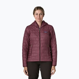 Giacca imbottita da donna Patagonia Nano Puff Hoody berry fig