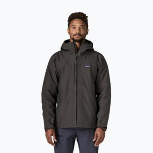 Giacca impermeabile da uomo Patagonia Insulated Boulder Fork Rain black