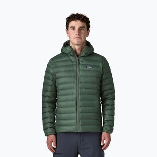 Piumino uomo Patagonia Down Sweater Hoody treeline green