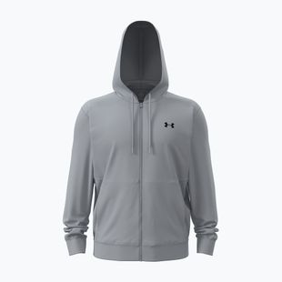 Felpa da uomo Under Armour Flex Fleece Full Zip mod gray/black