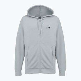 Felpa da uomo Under Armour Flex Fleece Full Zip mod gray/black