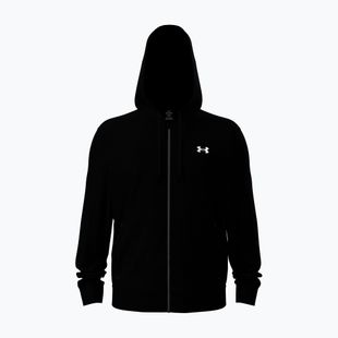 Felpa da uomo Under Armour Flex Fleece Full Zip black/white
