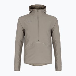 Giacca da corsa da uomo HOKA Sky Glow Half Zip pebble grey