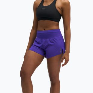 Pantaloncini da corsa da donna HOKA Glide Short 3.5" Brief cosmic purple